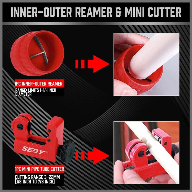 Tube Pipe Cutter 4pc Set SDY-86047