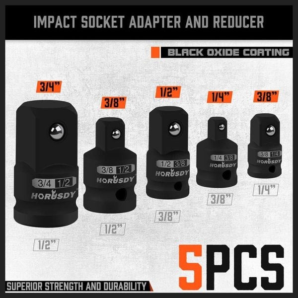 Impact Socket Adapter 5pc SDY-87000