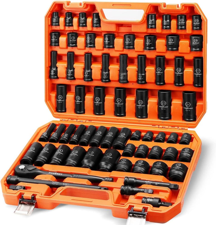 Master Impact Socket Set 66pc 1/2'' Dr SDY-87016S