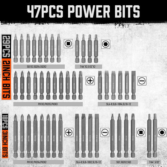 Screwdriver Bit Set 219pc Set SDY-94272S
