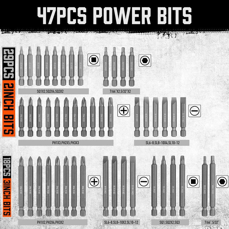 Screwdriver Bit Set 219pc Set SDY-94272S
