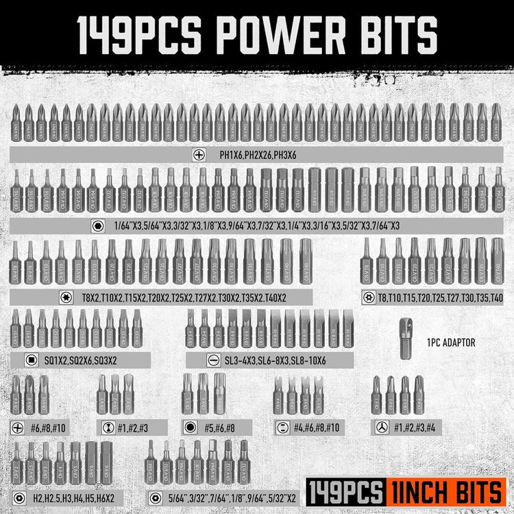 SOCKET TOOL KIT 1/2 19PCS