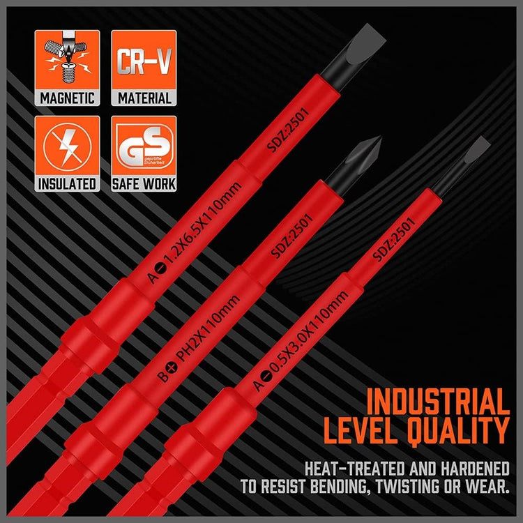 Insulated Screwdriver 9pc Set SDY-94308