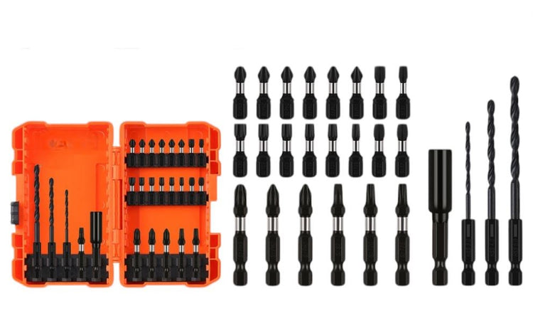 Impact Screwdriver Drill Bit Magnetic 26pc SDY-94327