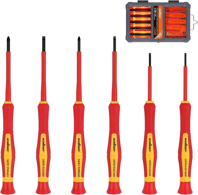 Insulated Soft Finish Screwdriver 6pc SDY-94408