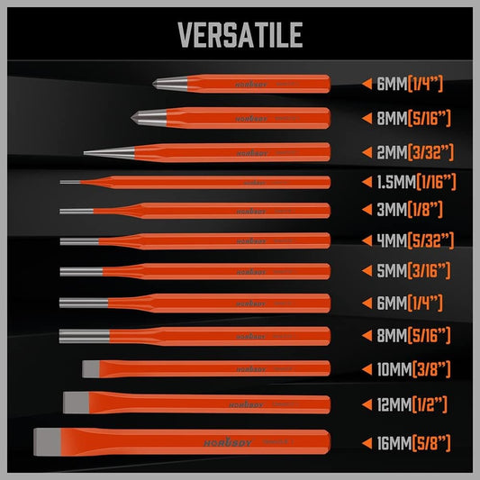 Punch and Chisel 12pc SDY-95211