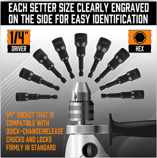 Magnetic Nut Driver 12pc SDY-96043