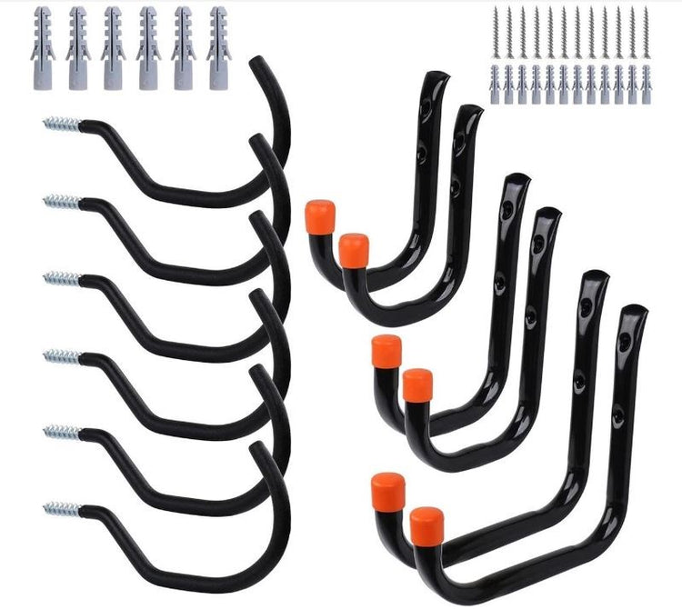 12-Pack Heavy Duty Steel Storage Hooks SDY-97538