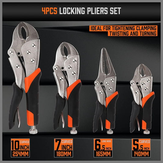 Locking Pliers 4pc SDY-97656