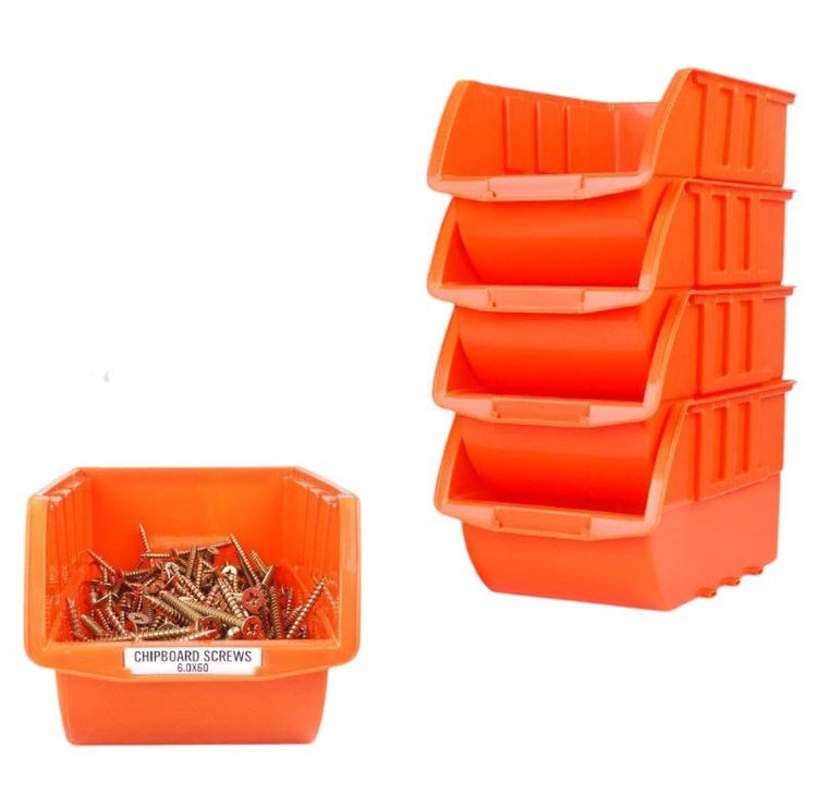 Wall Storage Bin Rack 4pc SDY-97903