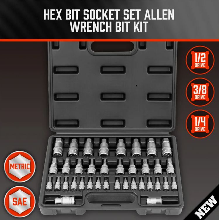 Steel Hex Socket Bit 36pc SDY-96023