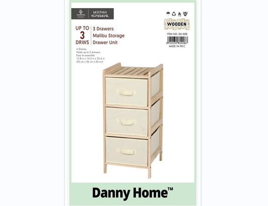 Wooden Cabinet 3 Tier SN-008