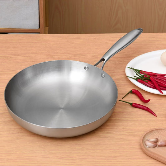 Stainless Steel Fry Pan 22cm