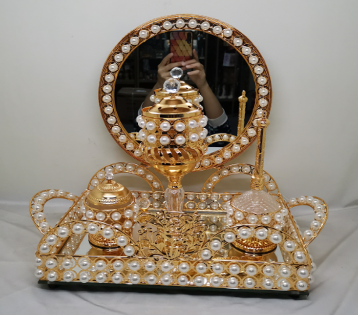 Gold Pearly Home Decor Set ST358 1105-2