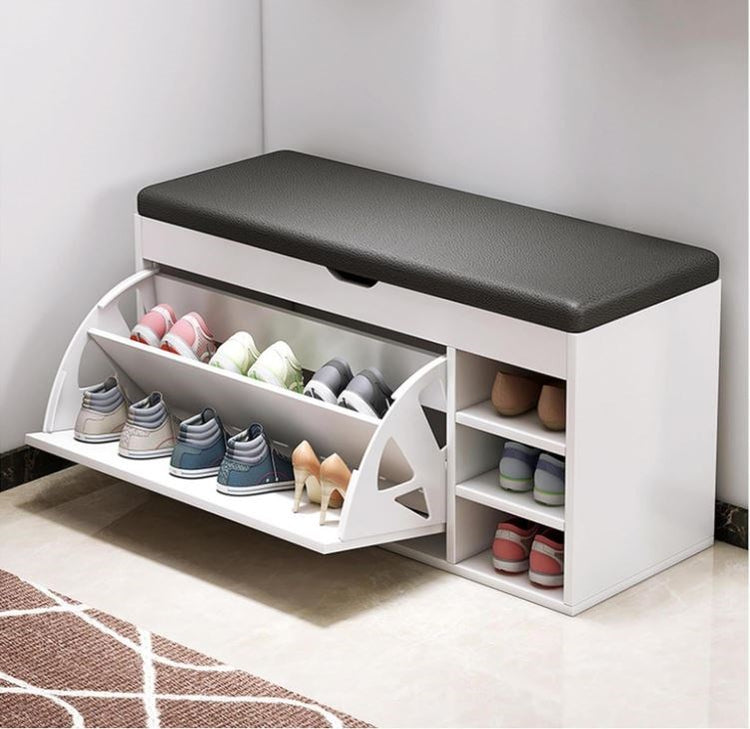 Shoe Cabinet Black & White SW010202
