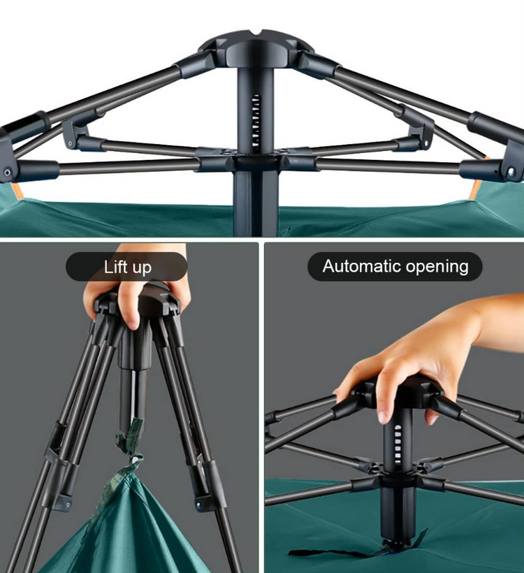 Auto Pop-up Camping Tent | 6 Person Instant Shelter | SY-LX003