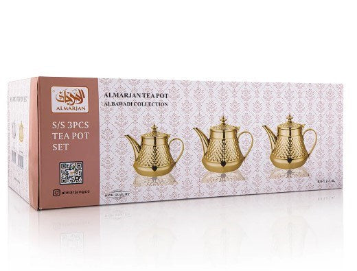 3PCS TEA POT KETTLE SET