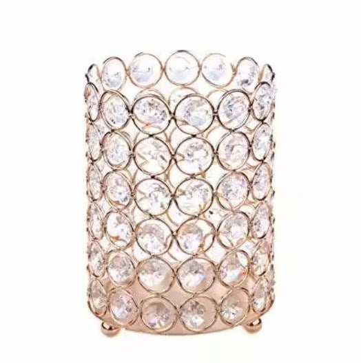 Gold Home Decor Candle Stand Medium 239-13