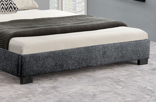 Upholstered Chenille Bed Frame | Tufted Button Headboard | 4022-3