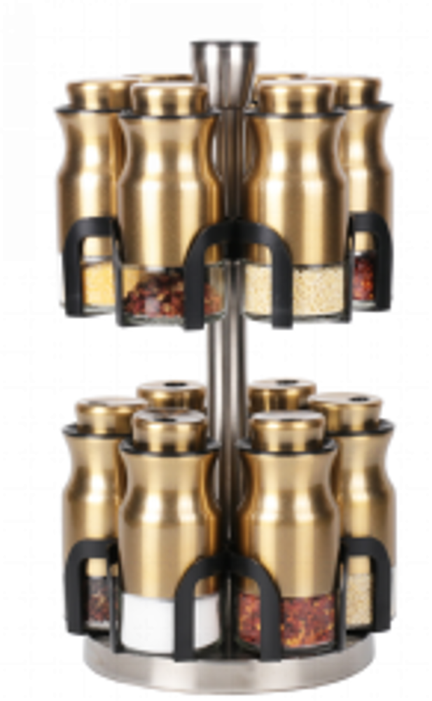 Spice Rack Condiment 12pc O1026J