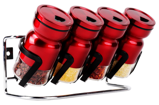 Spice Rack Condiment 4pc A1021H