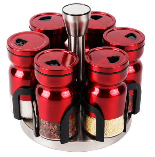 Spice Rack Condiment 6pc A1025H