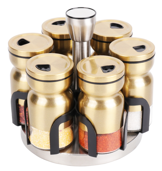 Spice Rack Condiment 6pc A1025J