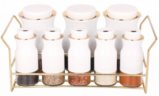 Spice Rack Condiment 8pc O1014BJ-J