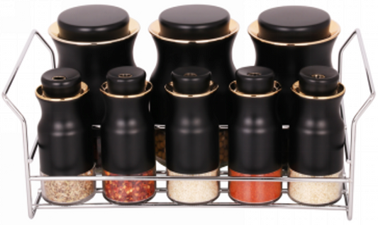 Spice Rack Condiment 8pc O1014HJ