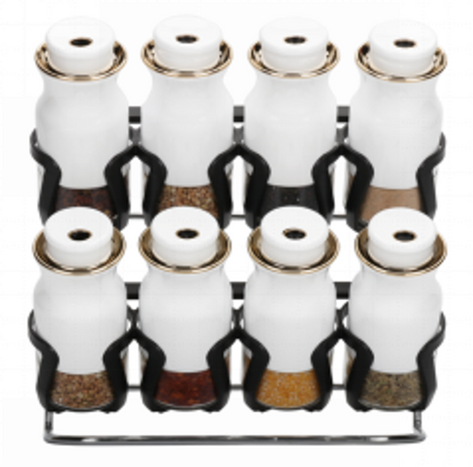 Spice Rack Condiment 8pc O1022BJ