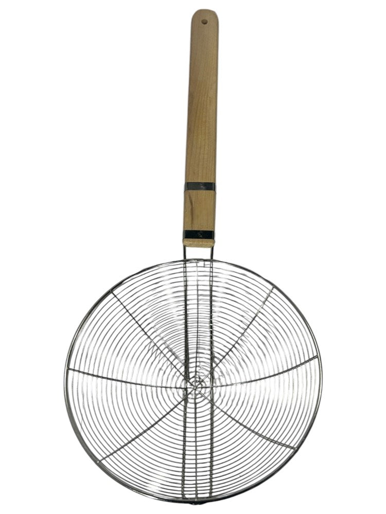 Strainer Stainless Steel Wooden Handle 20cm