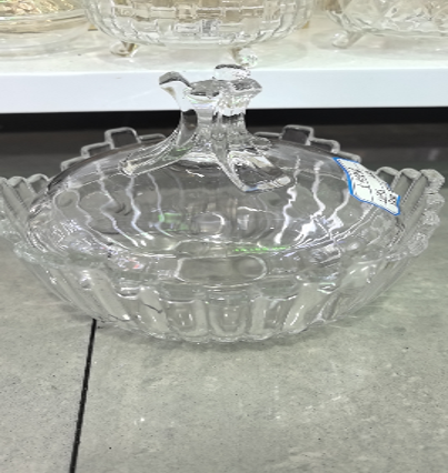 Glass Sweet Candy Jar XJ-8178