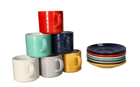 Tea Cup & Saucer Set 6pc T02-73/6C