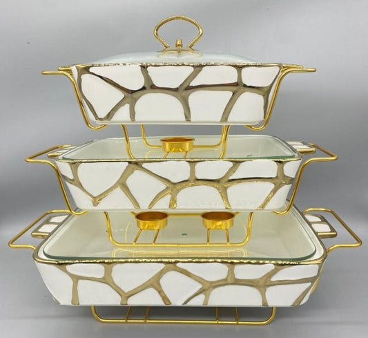 3pc Chafing Dishes T3-96G