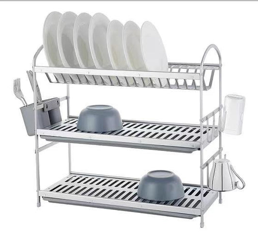 Dish Rack 3 Tier Aluminum TA-6250A3