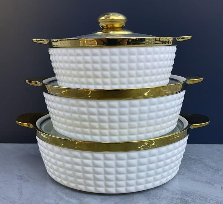 3pc Casserole Set TG-18