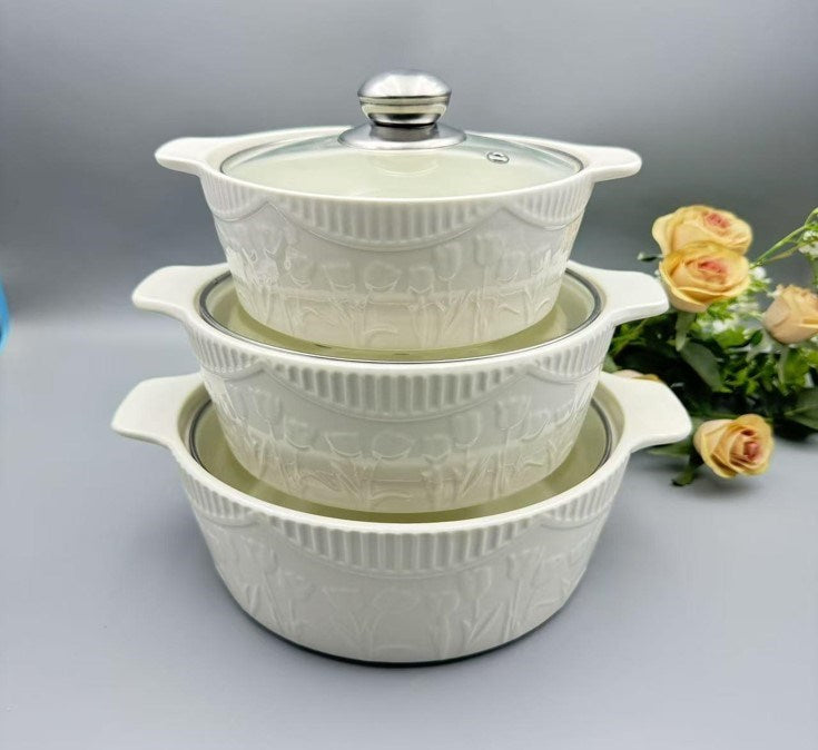 3pc Casserole Set TG-24W