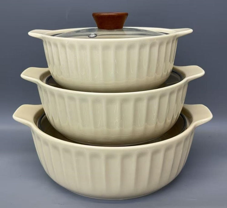 3pc Casserole Set TG-29C-M
