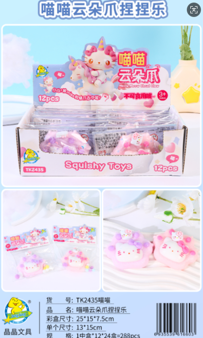 Kids Cat Squishy Toy TK2435