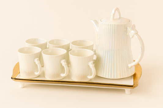 Green Tea Pot & Cup 8pc