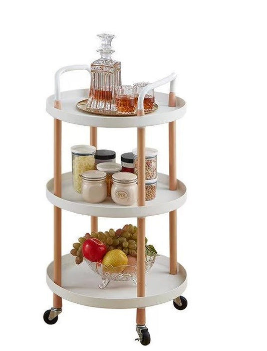 3 Tier Round Trolley