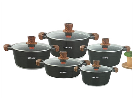 Granite Cookware Set 10pc UC12B10G