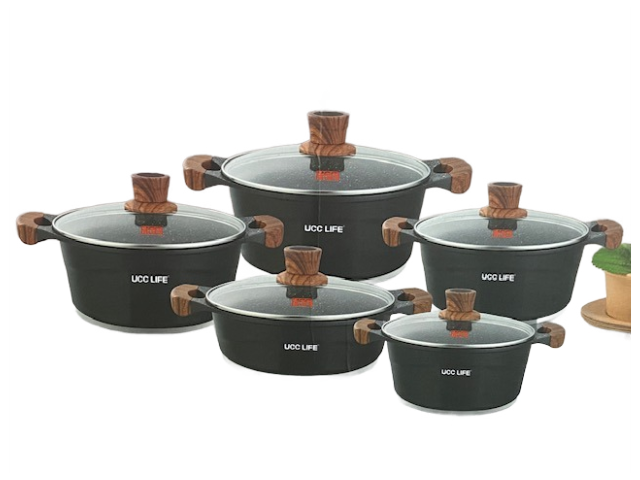 Granite Cookware Set 10pc UC12B10G