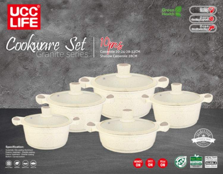 Granite Cookware 5pc Set UC12B10
