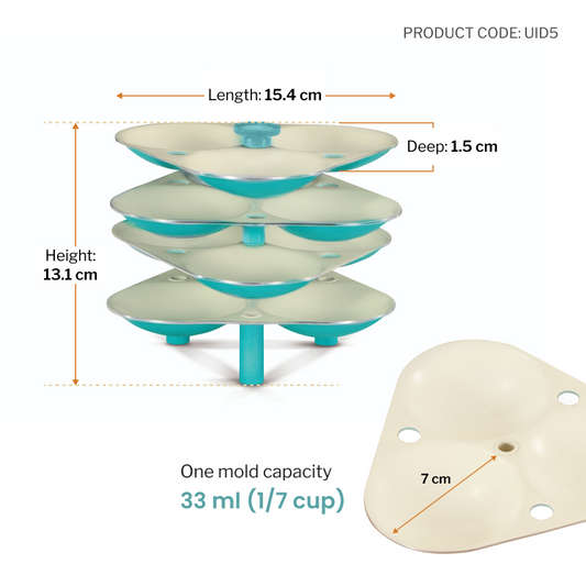 Aqua Idli Stand 12pc UID5