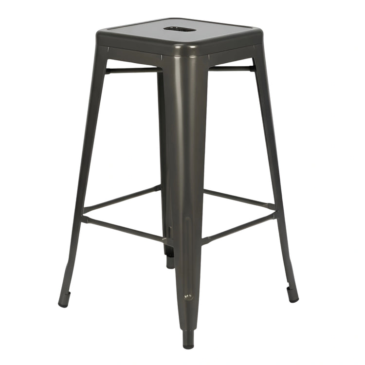 Indoor/Outdoor Metal Bar Stool | Commercial Bar Height | UT-003