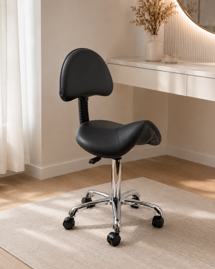 Black Saddle Stool UT-C838E