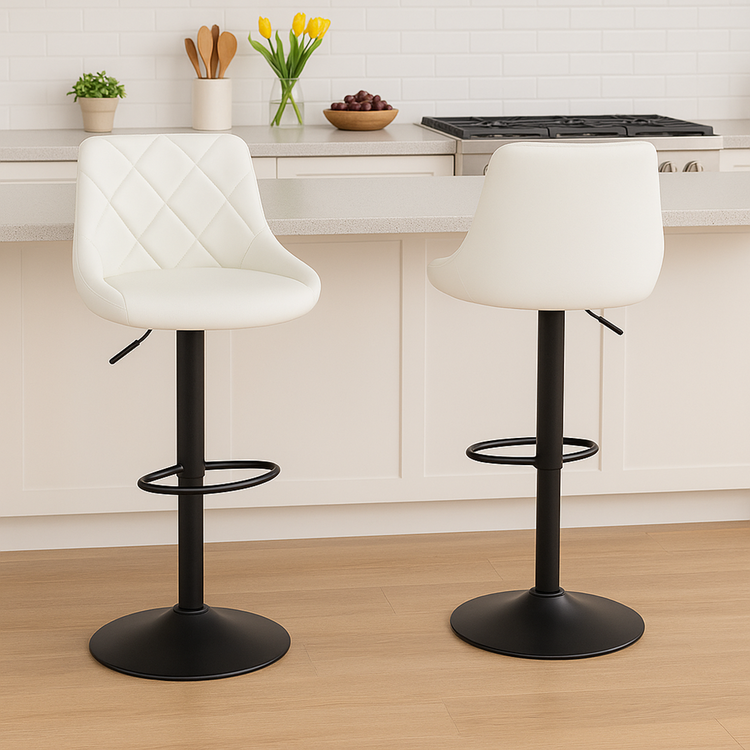 Bar Stool UT-C847 Black Base white
