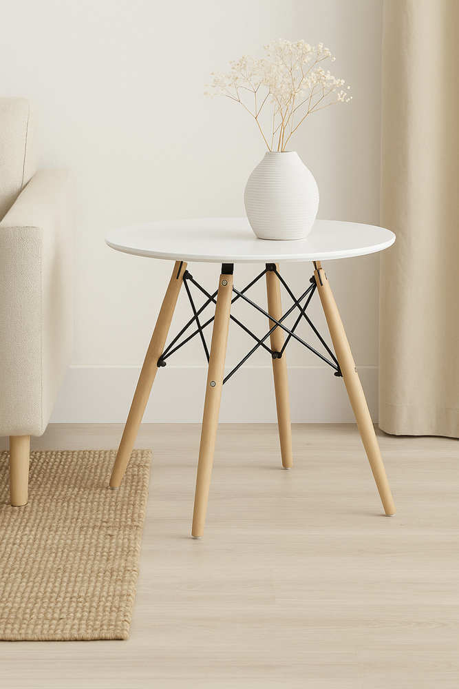 White Round Coffee Table UT-D086