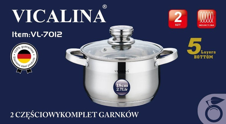 Stainless Steel Pot 18cm VL-7012